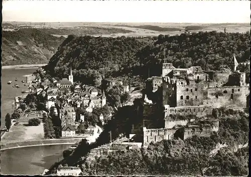 St Goar Rheinpanorama mit Burg Rheinfels Kat. Sankt Goar