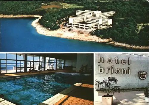 Pula Hotel Brioni Fliegeraufnahme Hallenbad Kat. Pula