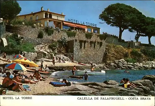 Palafrugell Hotel La Torre Playa Strand Kat. Calella de Palafrugell