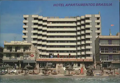 Palma de Mallorca Hotel Apartamentos Brasilia Playa de Palma Strand Kat. Palma de Mallorca