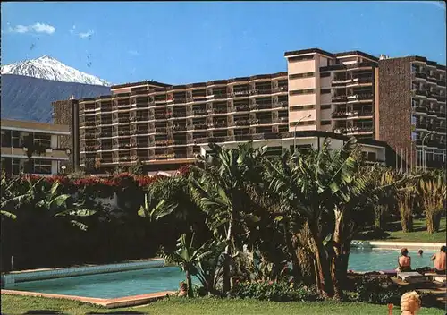 Puerto de la Cruz Eurotel con el Teide al fondo Swimming Pool Kat. Puerto de la Cruz Tenerife