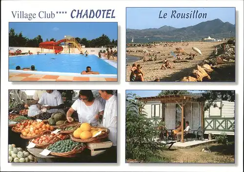 Saint Cyprien Pyrenees Orientales Village Club Chadotel "Le Roussillon" Swimming Pool Plage Kat. Saint Cyprien