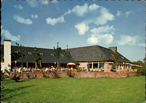 Rohrbrunn Autobahn Rasthaus im Spessart Motel Terrasse Kat. Weibersbrunn