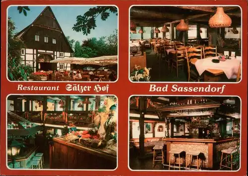 Bad Sassendorf Restaurant Saelzer Hof Terrasse Kat. Bad Sassendorf