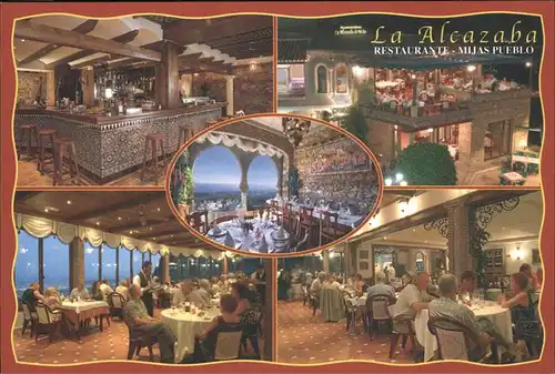 Malaga Andalucia Restaurante La Alcazaba Kat. Malaga