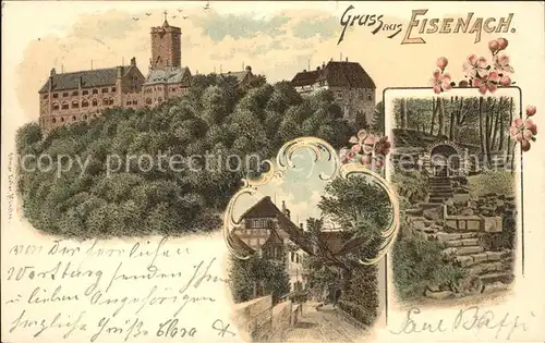 Eisenach Thueringen Ansichten Kat. Eisenach