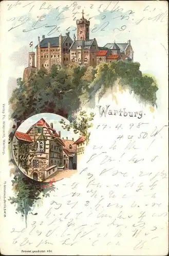 Wartburg Eisenach Wartburg Burghof Kat. Eisenach