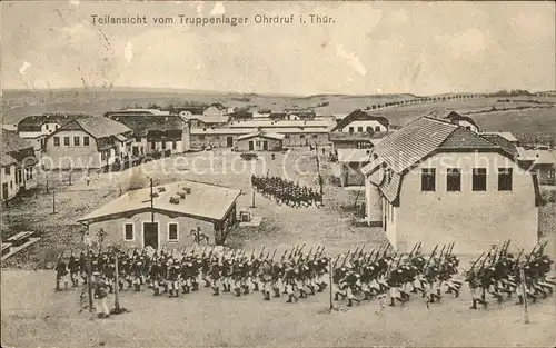 Ohrdruf Truppenlager Soldaten Kat. Ohrdruf