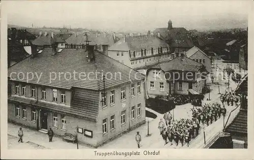 Ohrdruf Truppenlager uebungsplatz Soldaten Kat. Ohrdruf