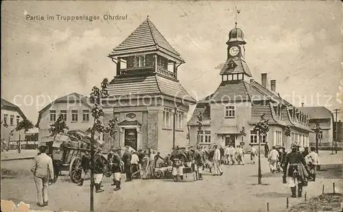 Ohrdruf Truppenlager uebungsplatz Soldaten Kat. Ohrdruf