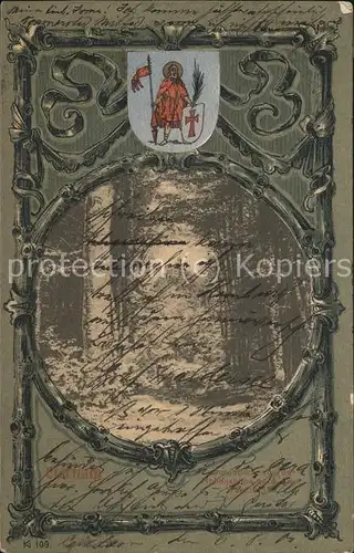 Eisenach Thueringen Wartburg Wappen Kat. Eisenach