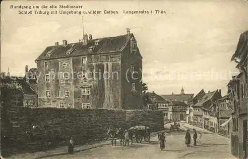 Bad Langensalza Schloss Trieburg Stadtmauer Kat. Bad Langensalza