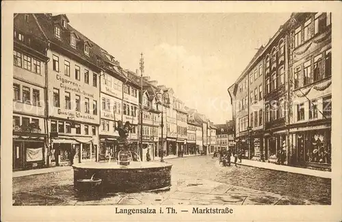 Bad Langensalza Marktstrasse Brunnen Kat. Bad Langensalza