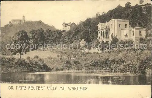 Eisenach Thueringen Wartburg Fritz Reuter Villa Kat. Eisenach