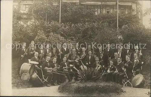 Eisenach Thueringen Gruppenfoto Musikkapelle Kat. Eisenach