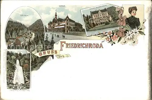 Friedrichroda Ansichten Kat. Friedrichroda