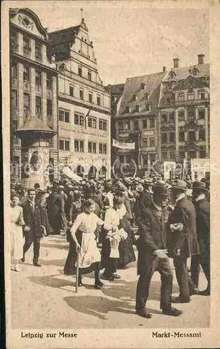 Leipzig Markt Messeamt Kat. Leipzig