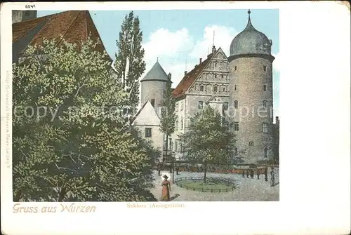 Wurzen Sachsen Schloss Amtsgericht Kat. Wurzen