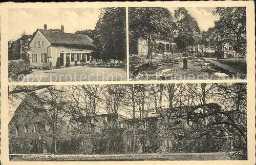 Grimma Kloster Nimbschen Ruine Klosterschaenke Garten
 Kat. Grimma