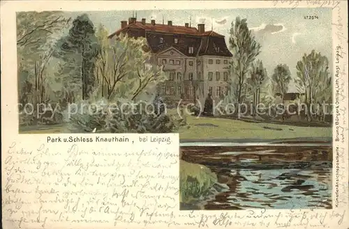 Leipzig Park und Schloss Knauthain Kat. Leipzig