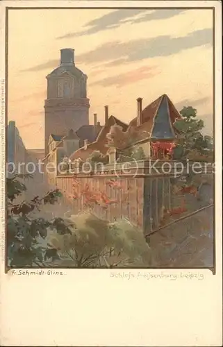 Leipzig Schloss Pleissenburg Illustration Kat. Leipzig