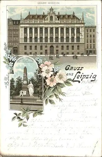 Leipzig Grassi Museum und Denkmal Kat. Leipzig