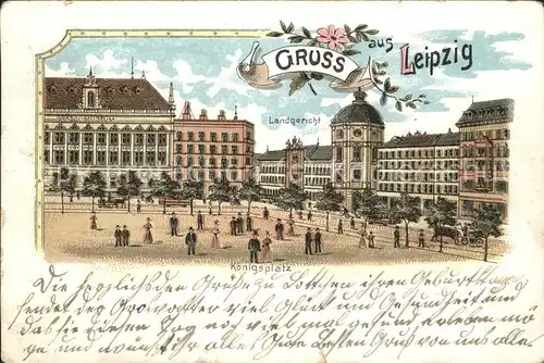 Leipzig Koenigsplatz Kat. Leipzig