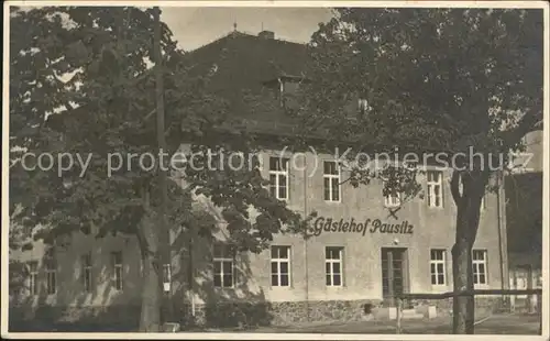 Wurzen Sachsen Gaestehof Pausitz Kat. Wurzen