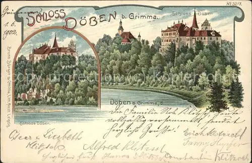 Grimma Schloss Doeben Kat. Grimma