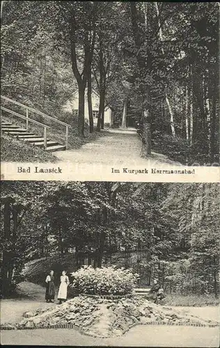 Bad Lausick Im Kurpark Herrmannsbad Feldpost Kat. Bad Lausick