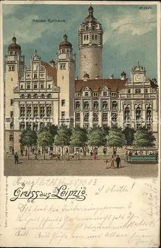 Leipzig Neues Rathaus Kat. Leipzig