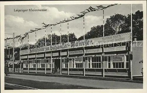 Leipzig Kleinmesse Hafenschaenke zum Suesswasser Matrosen Kat. Leipzig