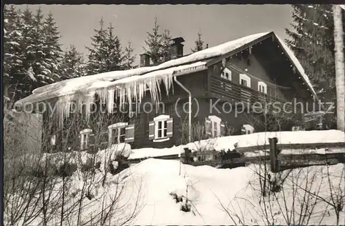 Oberaudorf Bergheim Waldesruh im Winter Kat. Oberaudorf