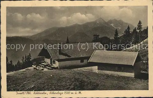 Inzell Kohler Alm am Staufen Alpenpanorama Kat. Inzell