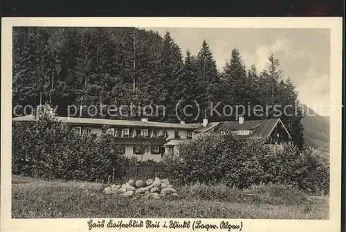 Reit Winkl Haus Kaiserblick Bayerische Alpen Kat. Reit im Winkl