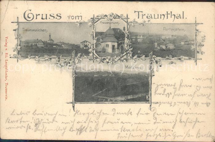 Traunreut Trauntal Traunwalchen Frauenbrunn Kapelle Pertenstein Matzing