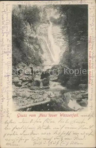 Nesslau Wasserfall Kat. Nesslau