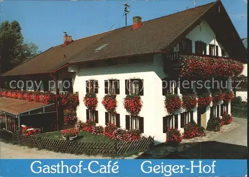 Frasdorf Gasthof Cafe Geiger Hof Kat. Frasdorf