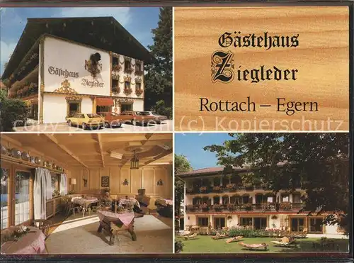 Rottach Egern Gaestehaus Ziegleder Kat. Rottach Egern