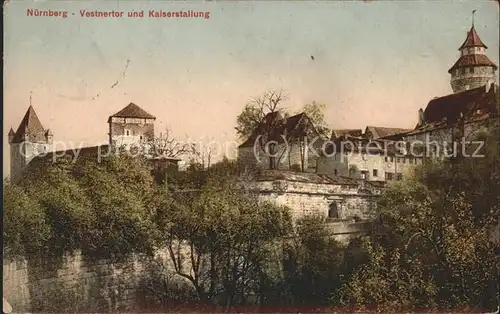 Nuernberg Vestnertor u.Kaiserstallung Kat. Nuernberg