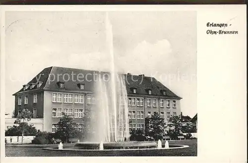 Erlangen Ohm Brunnen Kat. Erlangen