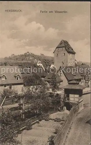 Hersbruck Partie am Wassertor Kat. Hersbruck