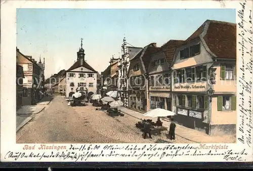 Bad Kissingen Marktplatz Kat. Bad Kissingen