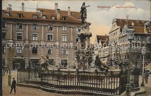 Augsburg Augustusbrunnen Kat. Augsburg