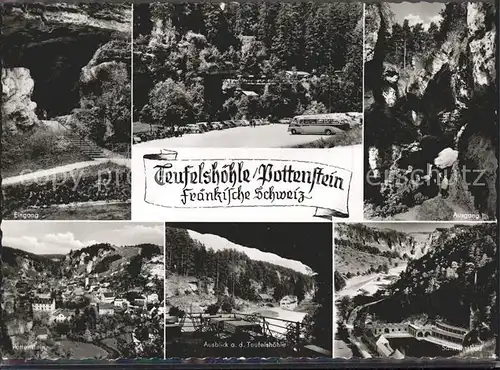 Pottenstein Oberfranken Teufelshoehle / Pottenstein /Bayreuth LKR