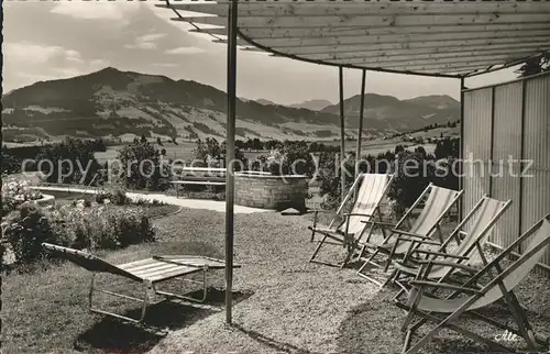 Bad Oy Sonnenterrasse Kurhaus Pension Kat. Oy Mittelberg