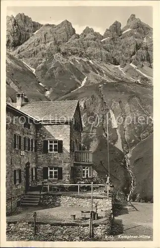 Oberstdorf Kemptner Huette Kat. Oberstdorf