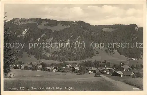 Kornau Oberstdorf Panorama Kat. Oberstdorf