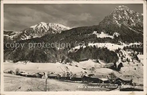 Oberstdorf Panorama Kat. Oberstdorf