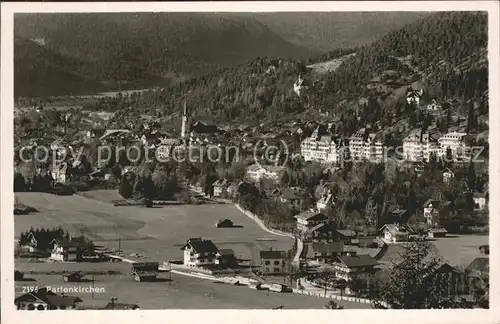 Garmisch Partenkirchen Panorama Kat. Garmisch Partenkirchen